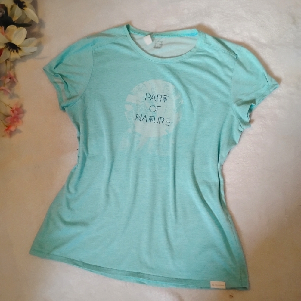 🆓FREE🎁 WITH PURCHASE OF ANY ITEM! Women's Light Blue T-Shirt